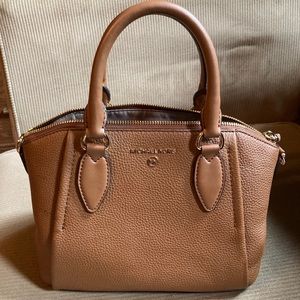 Michael Kors Brown Leather Satchel Bag